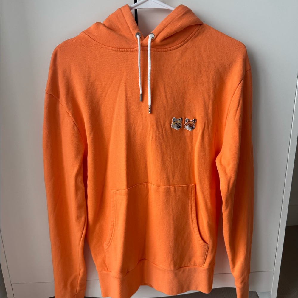 Maison Kitsune Double Fox Head Patch Hoodies